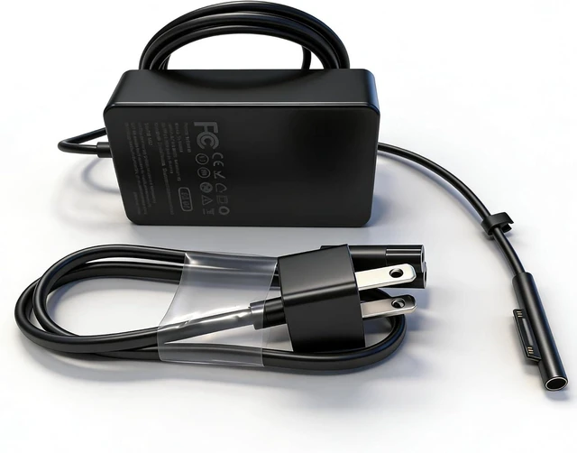 Alt view image 8 of 14 - 65W Charger for Microsoft Surface Pro X, 3,4,5,6,7,7+,8,9,10,11 | Power Adapter for Windows Surface Laptop 7/6/5/4/3/2/1, Go Tablet, Book 3/2/1