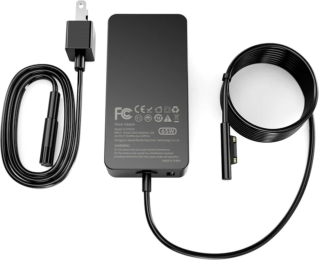 Alt view image 11 of 14 - 65W Charger for Microsoft Surface Pro X, 3,4,5,6,7,7+,8,9,10,11 | Power Adapter for Windows Surface Laptop 7/6/5/4/3/2/1, Go Tablet, Book 3/2/1