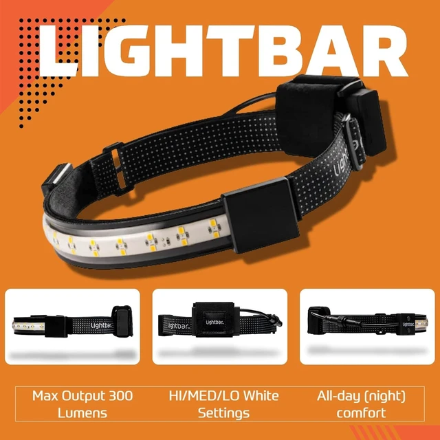 Alt view image 9 of 14 - | LED Headlamp, 300 to 500 Lumens, Spot Light Mode and Red Light Modes Available On Select Models - Perfect for Camping Running Biking Fishing Construction