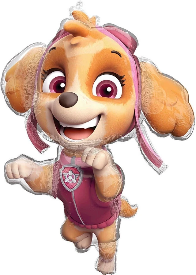 Alt view image 9 of 14 - Skye and Everest 3rd Birthday Party Supplies Girl Paw Pups on Patrol Balloon Bouquet Decorations 12ct