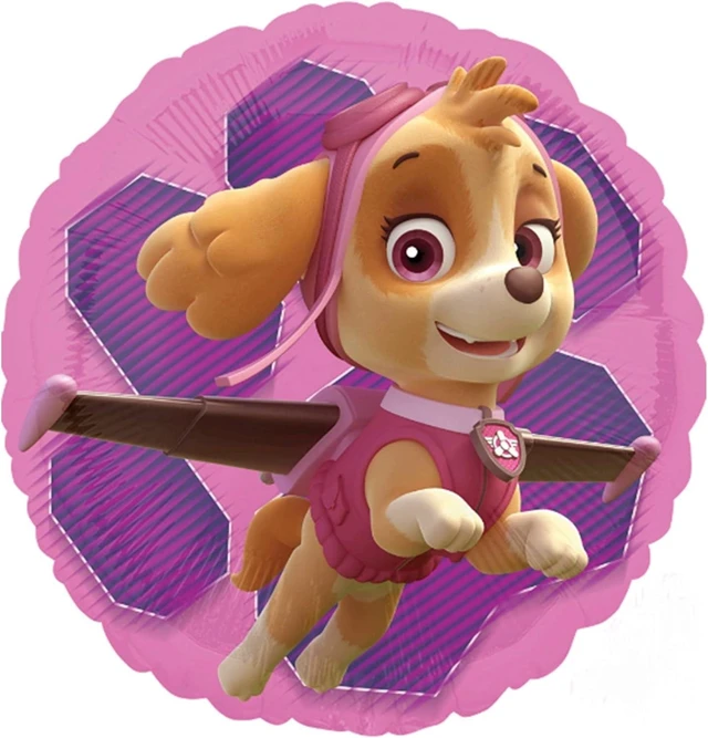 Alt view image 11 of 14 - Skye and Everest 3rd Birthday Party Supplies Girl Paw Pups on Patrol Balloon Bouquet Decorations 12ct