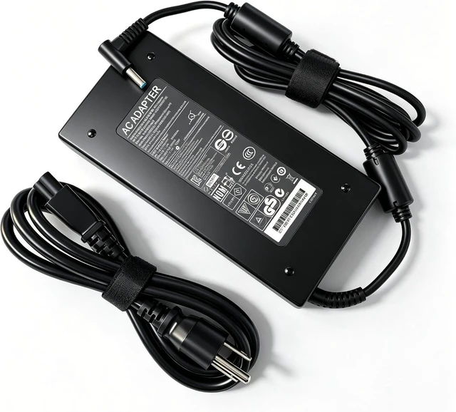 Alt view image 7 of 12 - 150W AC Adapter Fit for HP ZBook Studio Victus 15, OMEN by 15 17, Pavilion Gaming 15 17, TPN-CA11 TPN-DA09 150W 135W 120W HP Laptop Charger Power Cord