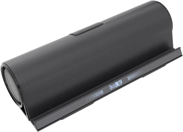 Alt view image 11 of 14 - DORNLAT Wireless Bluetooth Speakers, Portable Phone Tablet Stand Holder Speaker, Dual Drivers Stereo Dock Speaker for iPad, Phone, Outdoor, Travel, Home Party (Black)