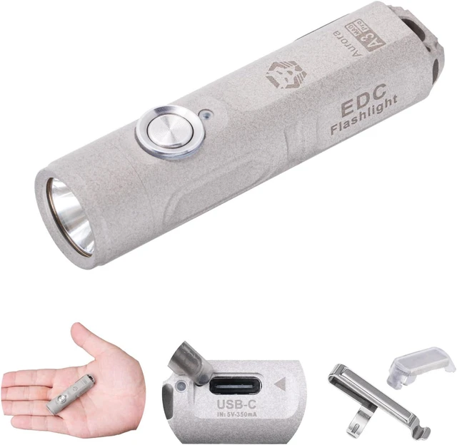 Alt view image 7 of 12 - RovyVon A3 Pro 650 High Lumens Rechargeable Keychain Flashlights | USB-C Rechargeable 7000K Mini EDC Flashlight with Momentary On, Lock Mode, Magnetic Clip,Gift for Pocket Outdoor
