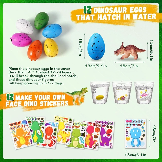 Alt view image 11 of 12 - Vanblue 134Pcs Dinosaur Party Favors Dinosaur Birthday Party Decorations Goodie Bags Stuffers Fillers for Kids Birthday, Themed Party Supplies Classroom Rewards Gifts for Boys