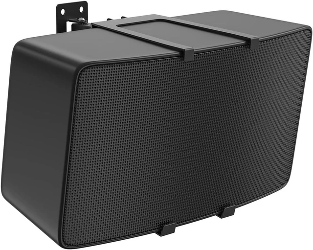 Alt view image 8 of 14 - notiela Speaker Wall Mount for Sonos Five & Play 5 Gen 2 Speaker Mount, Tilt & Swivel Adjustable Wall Bracket for Sonos Play:5 and Sonos Five Wall Mount, Black