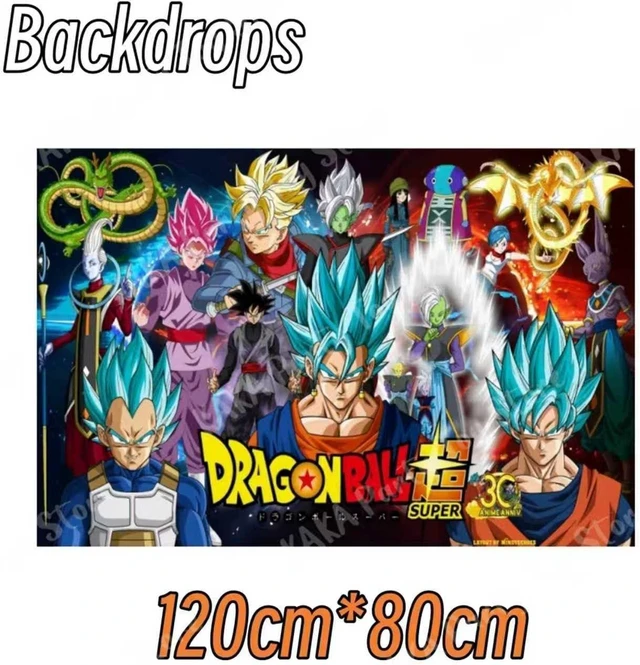 Alt view image 9 of 10 - 44PCS Dragon Ball Birthday Party Supplies: Banner, Cake Topper, Tablecloth, Backdrop, Cupcake Toppers, Balloons, Aluminum Balloons