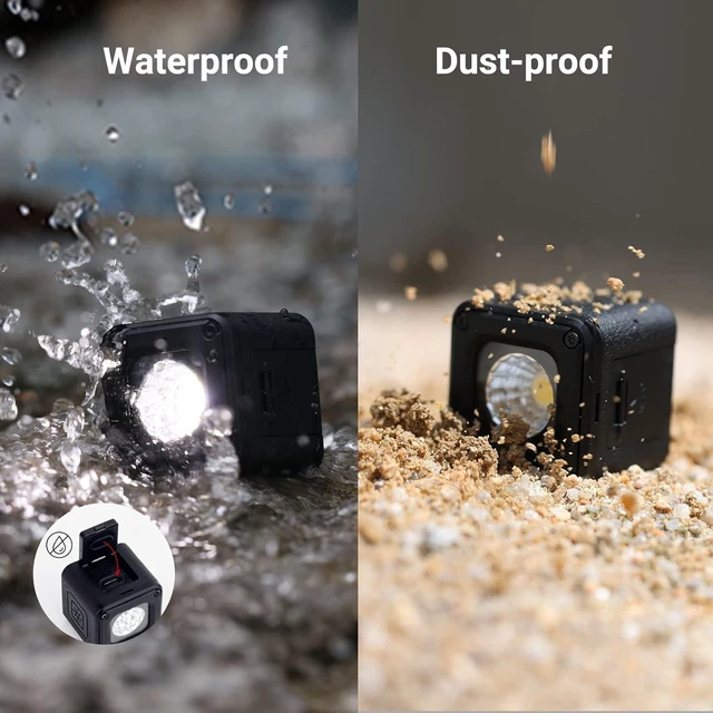 Alt view image 11 of 14 - SmallRig RM01 Mini LED Video Light Waterproof Portable Lighting Kit with 8 Color Filters, Barndoor, Diffuser, Dimmable Fill Light 5600K CRI95, Lume Cube Camera Light for Macro Photography, Stop Motion