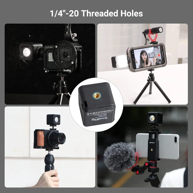 Alt view image 12 of 14 - SmallRig RM01 Mini LED Video Light Waterproof Portable Lighting Kit with 8 Color Filters, Barndoor, Diffuser, Dimmable Fill Light 5600K CRI95, Lume Cube Camera Light for Macro Photography, Stop Motion