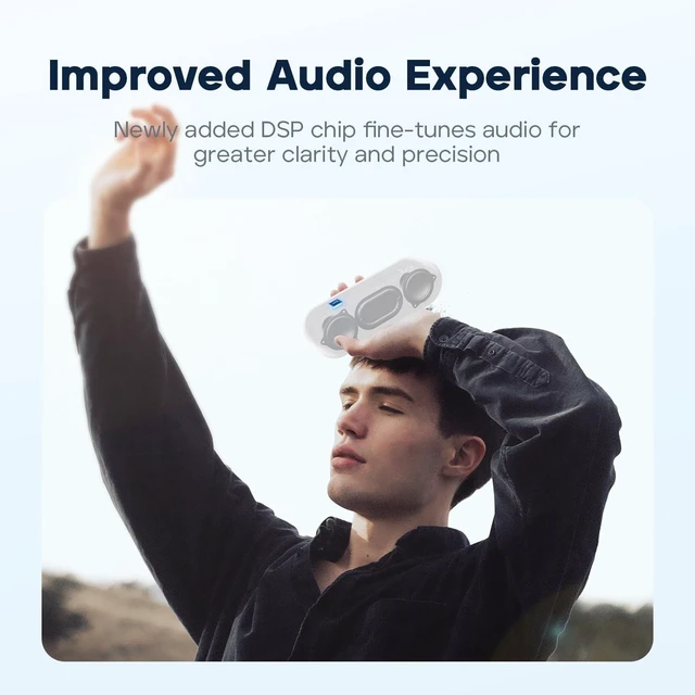 Alt view image 10 of 14 - Tribit XSound Go Bluetooth Speaker with 16W Loud Sound & Rich Bass, 24H Playtime, IPX7 Waterproof, Wireless Stereo Pairing, USB-C, Portable Wireless Speaker for Home, Outdoors, Travel (Blue)
