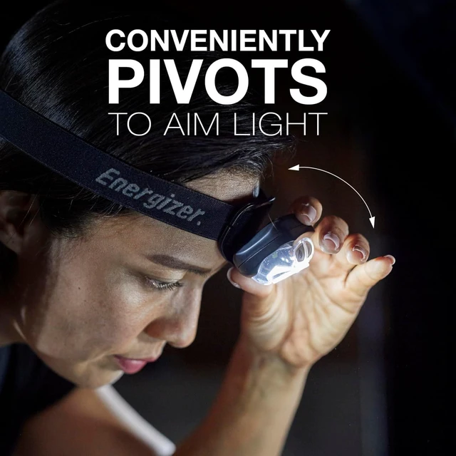 Alt view image 12 of 14 - Energizer PRO-400 Headlamp Rechargeable, IPX4 Water Resistant Rechargeable Headlamp, Ultra Bright Multiple Light Modes Head Lamp, Camping, Running, Outdoors, Emergency Light, USB Included