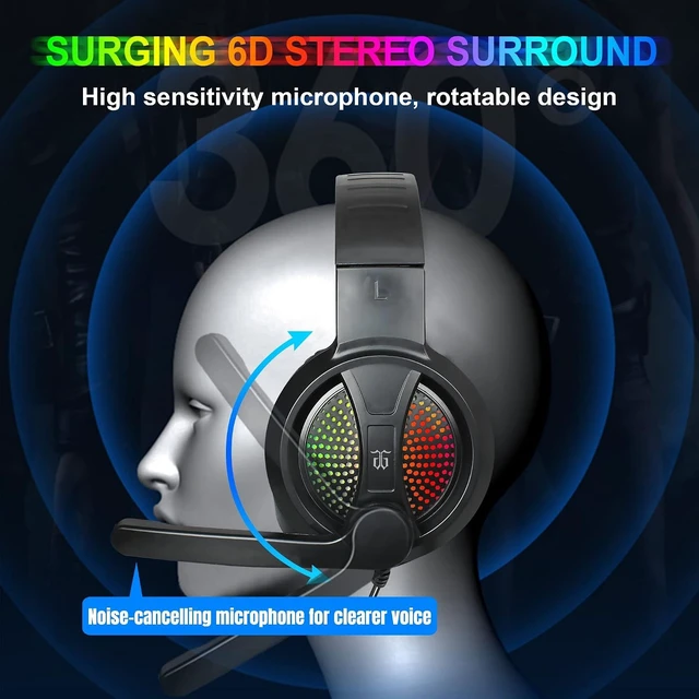 Alt view image 11 of 12 - Gaming Keyboard and Mouse,Headphones,Mouse padAll in One Combo for PC Gamers and Xbox and PS4 Users
