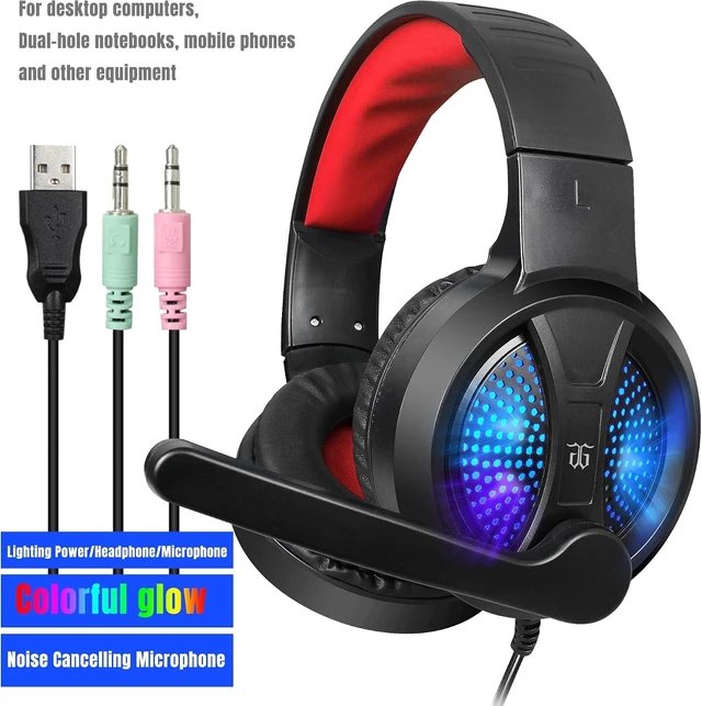 Alt view image 10 of 12 - Gaming Keyboard and Mouse,Headphones,Mouse padAll in One Combo for PC Gamers and Xbox and PS4 Users