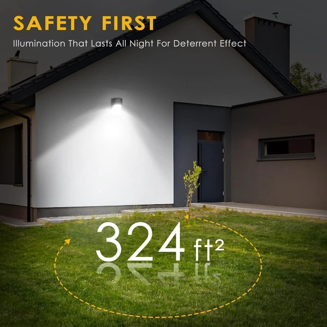 Alt view image 9 of 12 - 30W LED Wall Pack Light with Dusk to Dawn Sensor, 3600LM, 5000K Daylight, 120Vac Led Porch Lights, IP65 Waterproof Outdoor Security Lighting for Garage Warehouse Garden, ETL Certified, 2 Pack