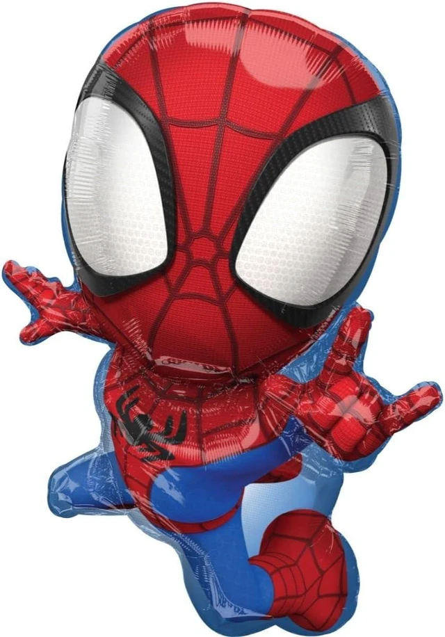 Alt view image 9 of 14 - Spidey and His Amazing Friends Birthday Party Supplies 11pc Balloon Bouquet Decorations