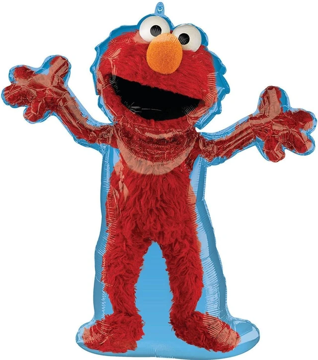 Alt view image 9 of 14 - Sesame Street Elmo 2nd Birthday Party Supplies Balloon Bouquet Decorations
