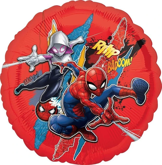 Alt view image 12 of 14 - Spidey and His Amazing Friends Birthday Party Supplies 11pc Balloon Bouquet Decorations