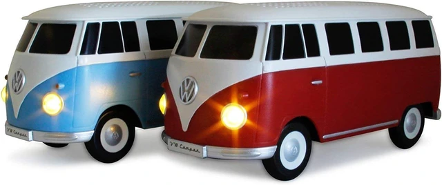 Alt view image 12 of 14 - BRISA VW Collection - Volkswagen Portable Bluetooth Speaker Wireless Box with Rechargable Battery T1 Bus Campervan (Scale: 1:20/Classic Bus) (Blue)
