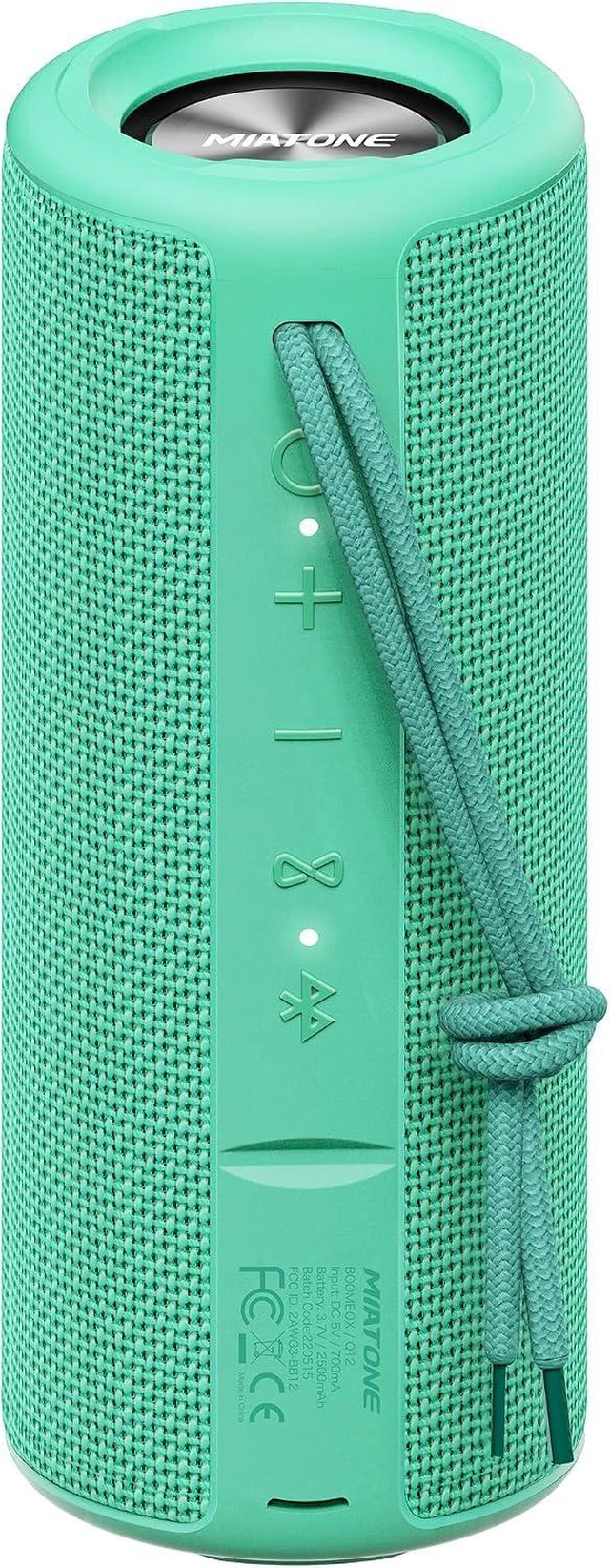 Alt view image 8 of 14 - MIATONE Boombox Portable Bluetooth Speaker Gifts for Women Men - Green