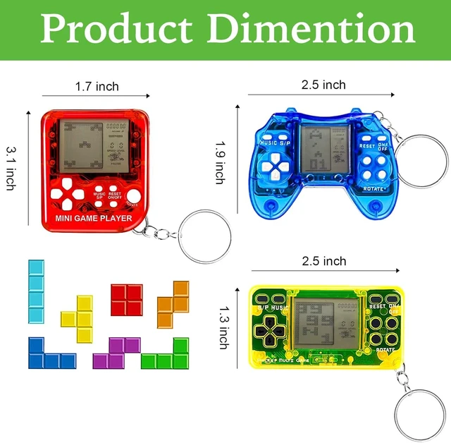 Alt view image 9 of 12 - 12 PCS Video Game Party Favors, Video Game Keychain Birthday Gaming Party Supplies Goodie Bag Stuffers Gift Idea for Kids