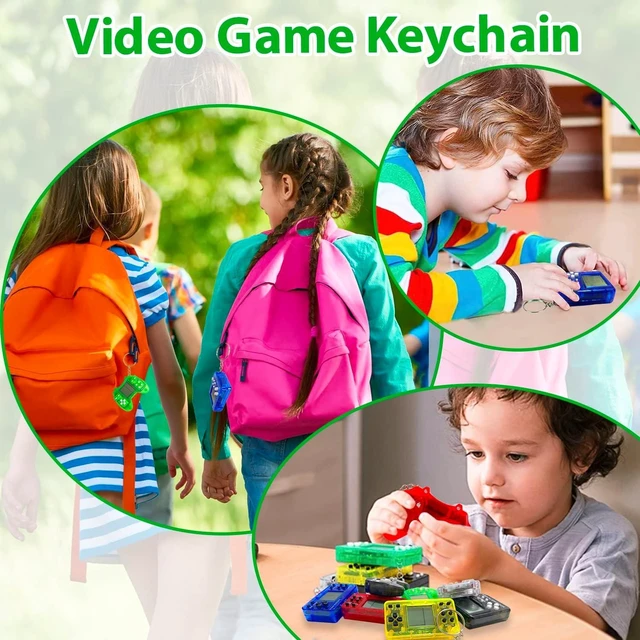 Alt view image 11 of 12 - 12 PCS Video Game Party Favors, Video Game Keychain Birthday Gaming Party Supplies Goodie Bag Stuffers Gift Idea for Kids