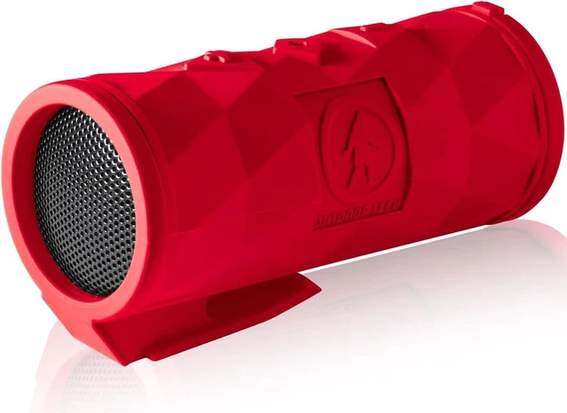 Alt view image 8 of 14 - Outdoor Tech - Buckshot 2.0 Bluetooth Speaker, Red - Portable Speaker, Rugged Waterproof Wireless - Perfect for Biking, Boats, Camping, Hiking, Pool, Beach, Golf Cart