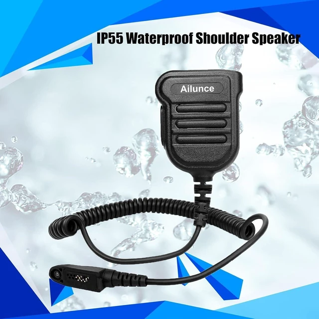 Alt view image 11 of 14 - HD1 Retevis Radio Microphone,Original Shoulder Speaker Mic, Compatible with RT29 RT48 NR30 RB23 Ailunce HD1 HD2 HA1G Motorola GP328 Plus GP344, IP55 Waterproof mic(1 Pack)