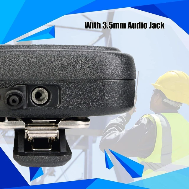 Alt view image 12 of 14 - HD1 Retevis Radio Microphone,Original Shoulder Speaker Mic, Compatible with RT29 RT48 NR30 RB23 Ailunce HD1 HD2 HA1G Motorola GP328 Plus GP344, IP55 Waterproof mic(1 Pack)