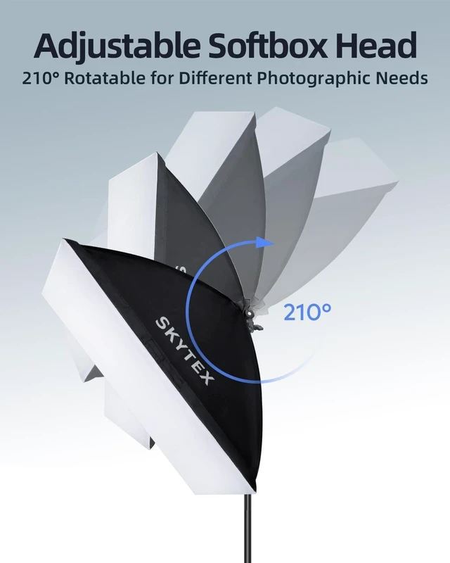 Alt view image 14 of 14 - Skytex Softbox Lighting Kit 2Pack 20x28in Soft Box | 85W 2700-6400K E27 LED Bulb Continuous Photography Lighting, Photo Studio Lights Equipment for Camera Shooting, Video Recording