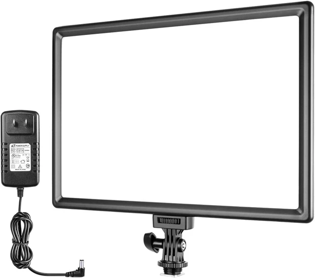 Alt view image 11 of 14 - NEEWER 192 LED Video Light Panel, 20W Ultra Thin Bi Color Dimmable DSLR Camera Soft Light, 4000mAh Lithium Battery, 3200K-5600K CRI97+, Key Lighting for Studio Photography Recording Streaming