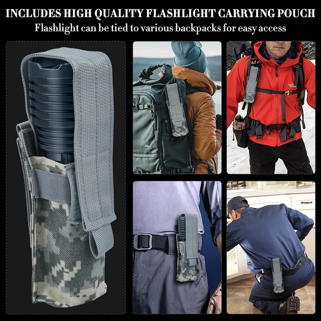Alt view image 14 of 14 - Weoxi Super Bright Rechargeable Flashlights 2400.000 High Lumen, Powerful LED Flashlight, IPX7 Waterproof Floodlight & Spotlight Flashlight 2-in-1 W/5 Modes for Camping, Emergency, Search & Rescue