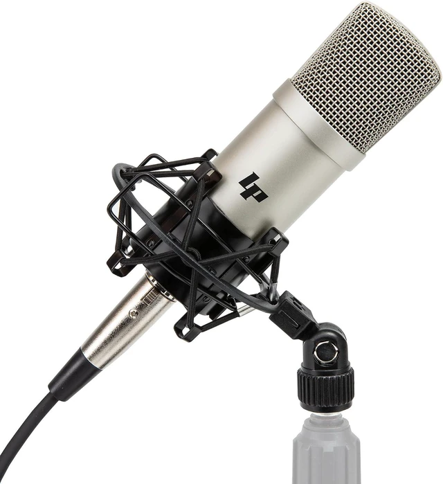 Alt view image 6 of 6 - LyxPro Condenser Microphone for Studio, Vocals, Instruments, Podcasting and Professional Recordings with Shockmount, XLR Cable, Pop Filter