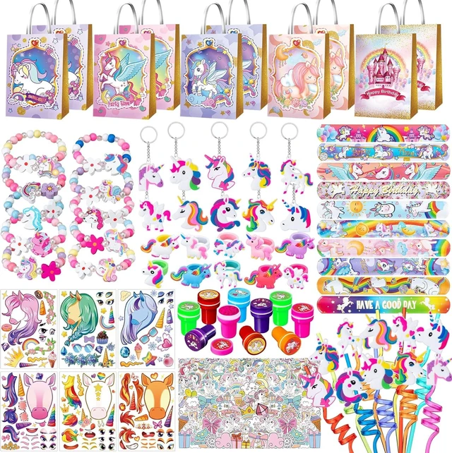 Alt view image 8 of 14 - 132 Pcs Party Favors Birthday Supplies Girls Bags Goodie Bag Stuffers Filler Party Supplies