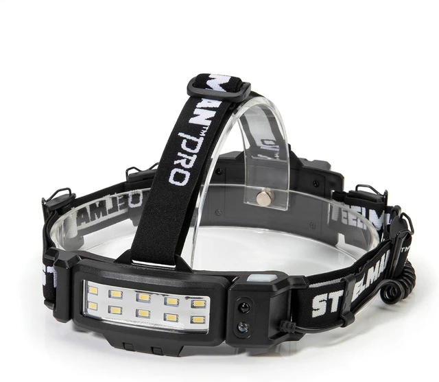 Alt view image 8 of 14 - Steelman Slim Profile Rechargeable LED Motion-Activated Headlamp, 250-Lumen, 3 Brightness Settings, 20-Meter Range, Water-Resistant
