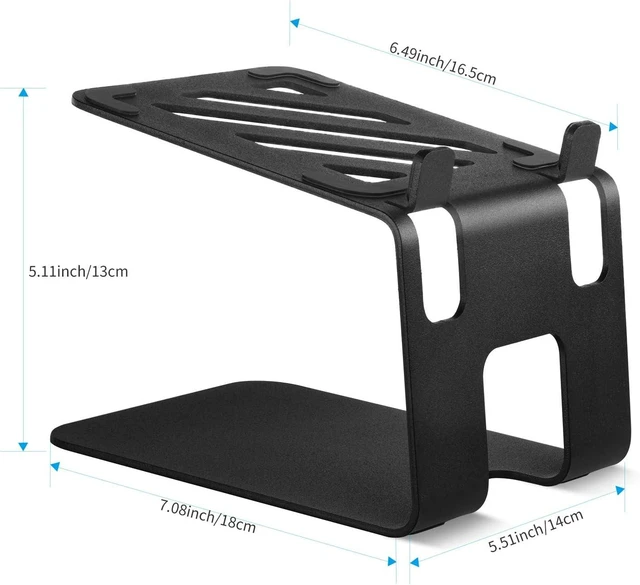 Alt view image 13 of 14 - VAYDEER Desktop Speaker Stands with Vibration Absorption Pads, Metal Speaker Stands Pair Support Up to 40lbs,Bookshelf Speaker Stands for Better Audio Experience (7.09 x 5.51 x 5.12 inch)