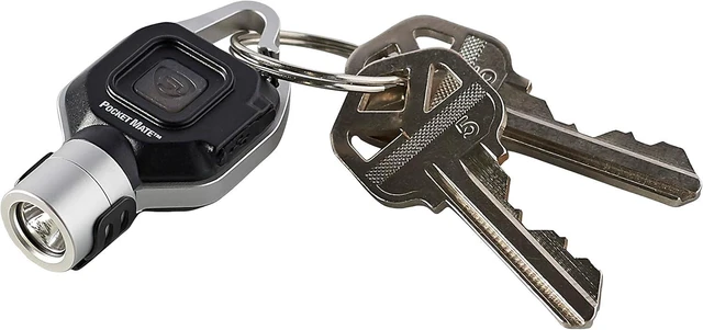 Alt view image 9 of 14 - Streamlight 73300 Pocket Mate 325-Lumen Keychain/Clip-on USB Rechargeable Flashlight, Silver
