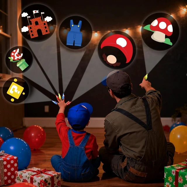 Alt view image 13 of 14 - 36 Pcs Game Party Favors LED Finger Lights, Glow in the Dark Birthday Party Supplies, Goodie Bag Stuffers Classroom Treasure Box Prizes for Kids