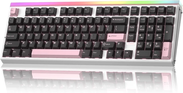 Alt view image 8 of 14 - AULA Hero 99 Wired Gaming Keyboard, Hall Effect Keyboard with Rapid Trigger Mode, Hot Swappable Magnetic Switch Keyboard with Number Pad, Web Driver,RGB Backlit Mechanical Keyboard for Office PC Gamer