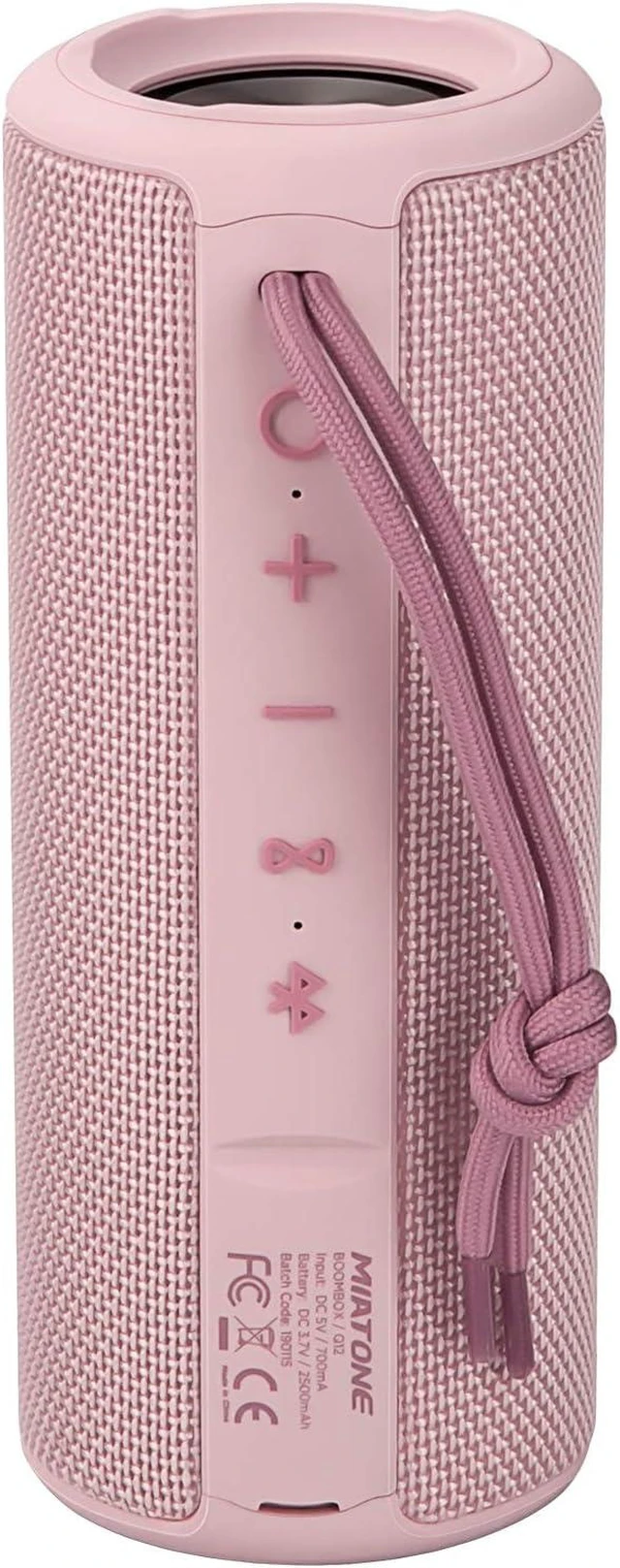 Alt view image 8 of 14 - MIATONE Boombox Outdoor Portable Bluetooth Speaker Waterproof Wireless Speakers Gifts for Women Mothers Mom Wife Her - Pink
