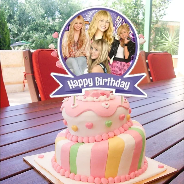 Alt view image 11 of 14 - DOSSEL Hannah Singer Montana Music Theme Birthday Party Supplies Includes Birthday Banner, Cupcake Toppers, Cake Topper, Latex Balloons for Kids Adults Fans Party Decor