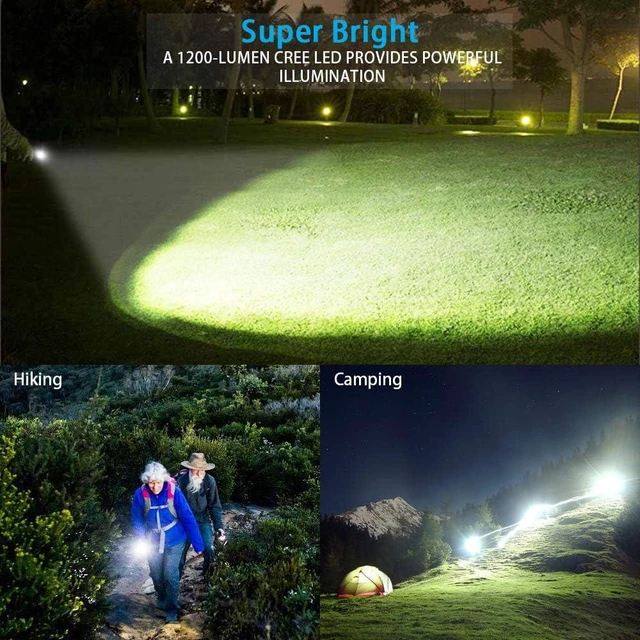 Alt view image 12 of 12 - Tactical Flashlight Rechargeable, High Lumens Led Flashlights Handheld-Magnetic Base, Super Bright, Zoomable, Water-Resistance, 4 Modes, Powerful Flash Light for Camping, Hiking and Emergence