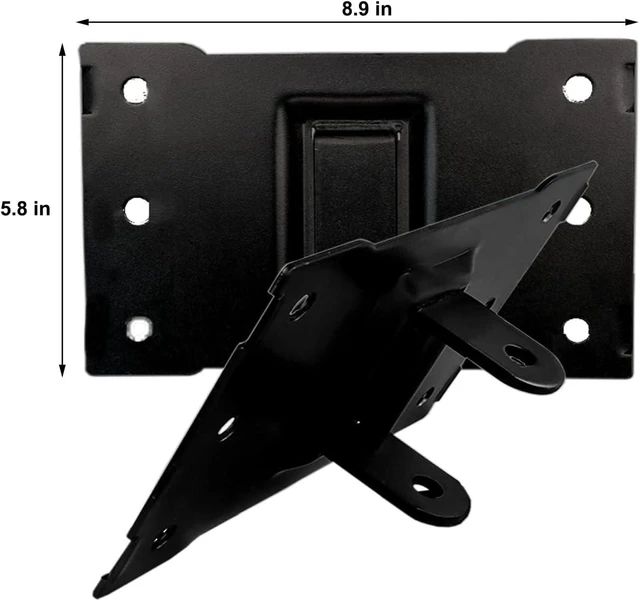 Alt view image 12 of 14 - HW-339 Speaker Wall Mount, Wall Mount Speakers Brackets Support up to 100lbs Swivel & Tilt, PA Speaker Wall Mount for Large Speakers, Mounting Screws Hidden(2 packs, Black)