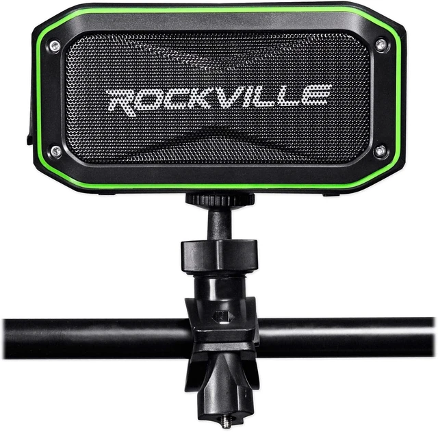 Alt view image 11 of 14 - Rockville Portable Audio Bundle: (2) ROCK ANYWHERE Waterproof Bluetooth Speakers, TWS Stereo Linking, 2-items