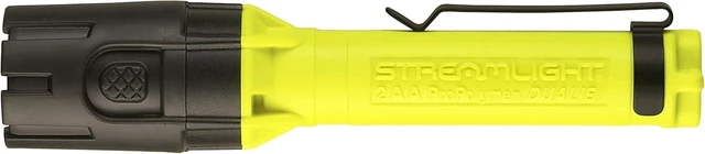 Alt view image 8 of 12 - Streamlight 67751 Dualie 2AA 175-Lumen Dual Beam Flashlight w/Pocket Clip and Magnetic Base, Box, Yellow