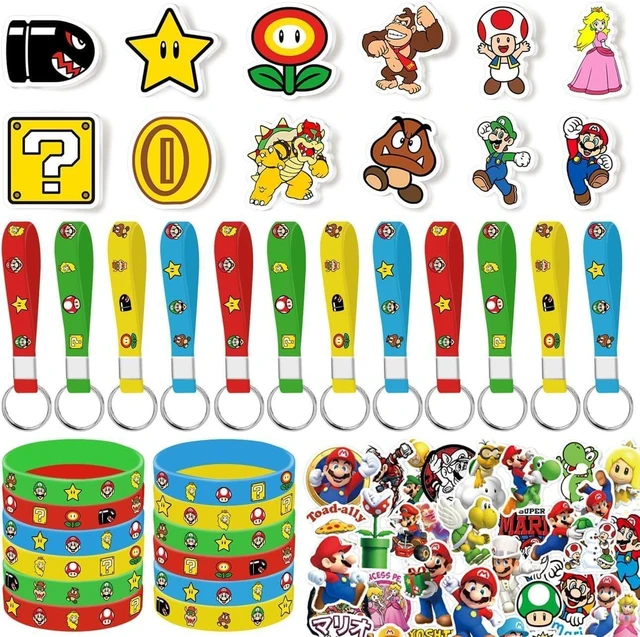 Alt view image 7 of 12 - 86PCS Mario Birthday Party Supplies, Birthday Gifts Set for Mario Theme Party