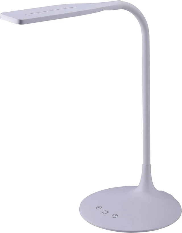 Alt view image 8 of 14 - PureOptics LED VLED1819-BD Battery LED Desk Lamp, Dimmable with Adjustable Color Temperature, 4 Hour Battery Life, Rechargeable, Eco Friendly, White