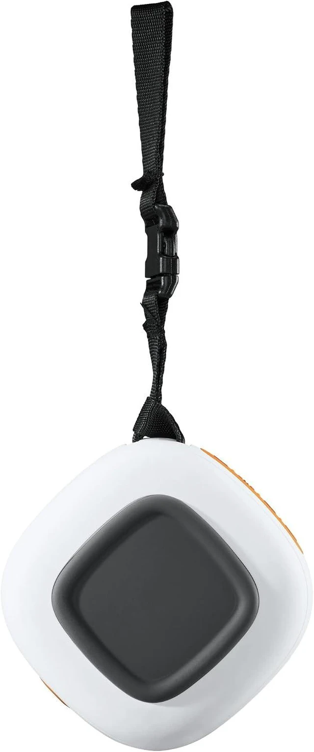 Alt view image 9 of 14 - Bushnell Disc Jockey -Bluetooth -Speaker, Lightweight Disk Golf -Speaker with Distance to Basket -GPS, White/Orange, Small