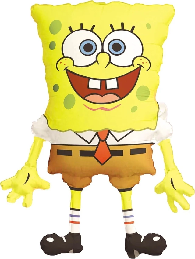 Alt view image 8 of 12 - Spongebobs 5th Birthday Party Supplies 8pc Foil Balloons Bouquet Decorations