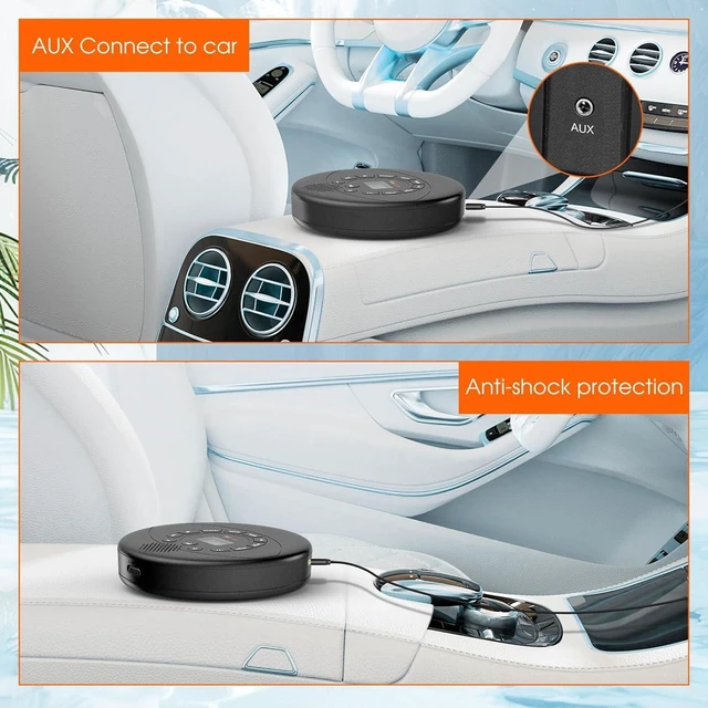Alt view image 10 of 12 - Kuephom Portable CD Player with Speaker & Headphones | Rechargeable Discman with Anti-Skip, CD-R, MP3, USB Playable, Adjustable Play Speed, AUX Connection for Car, Black