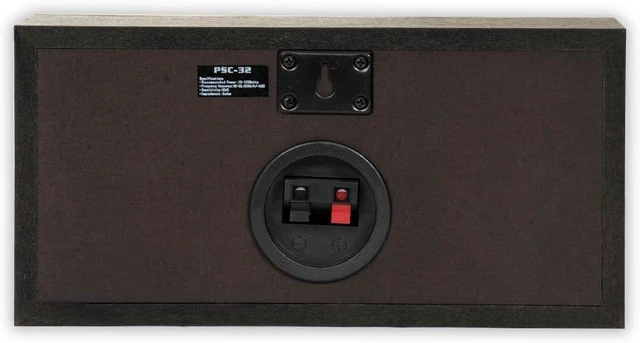 Alt view image 9 of 12 - Acoustic Audio PSC-32 Center Channel Speaker 125 Watt 2-Way Home Theater Audio, Black